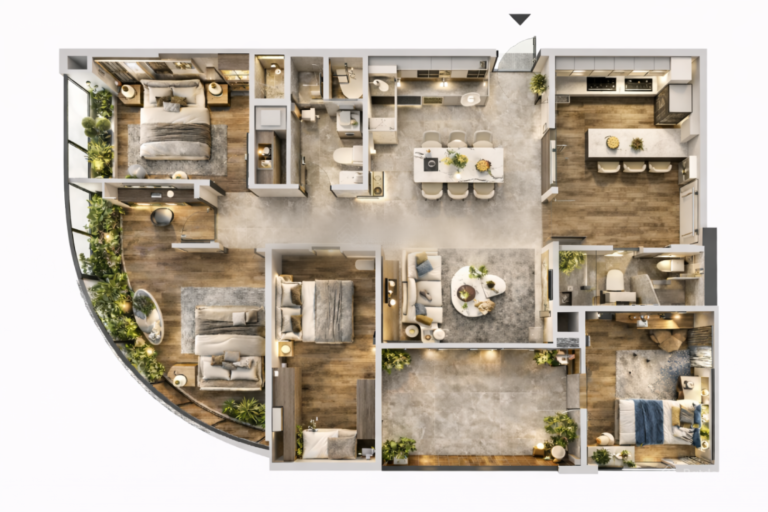 Masteri Grand Coast: Siêu phẩm 4PN – biệt thự trên không dành cho chủ nhân tinh hoa.Liên hệ 0337569841